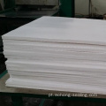 Placa de materiais de PTFE quadrado branco